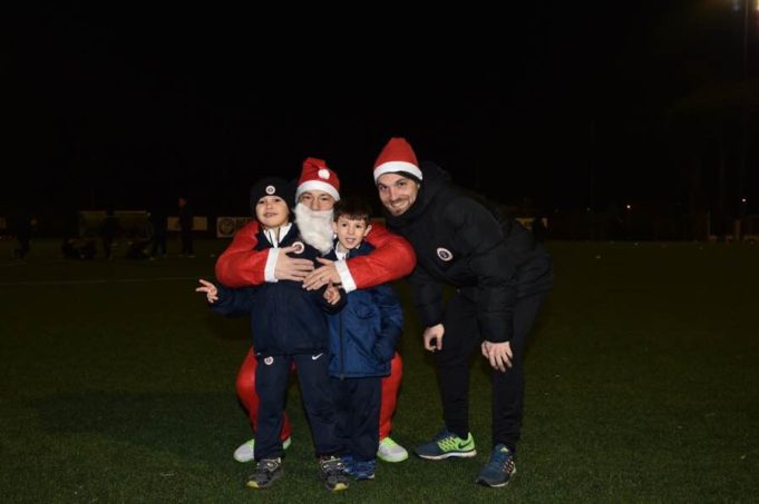 Babbo Natale alla Totti Soccer School