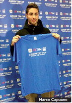 Il difensore del Cagliari con la maglia della JTC