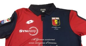Il Genoa Cfc bagna l’esordio nel 2017 (19ima giornata di campionato) e la chiusura del girone d'andata, con un nuovo e prestigioso main sponsor di maglia