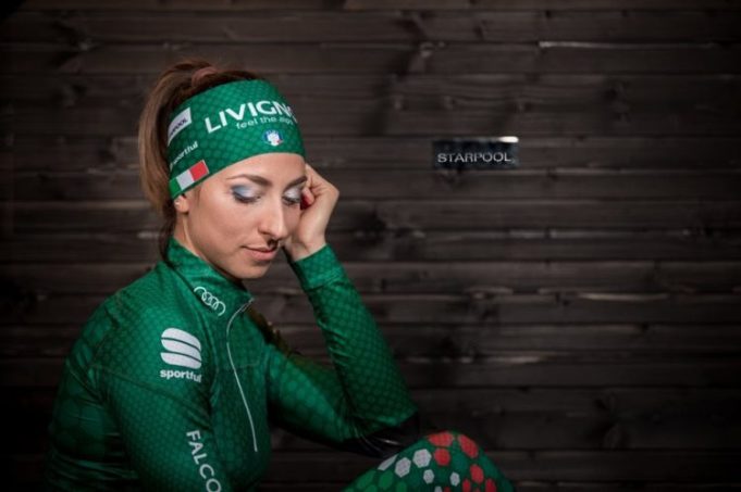 L'atleta azzurra Lisa Vittozzi astro nascente del biathlon legata allo sponsor Starpool